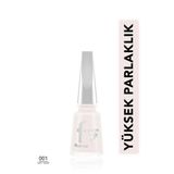 Flormar Higloss Uzun Süre Kalıcı Jel Görünümlü Oje 001 Soft Ivory