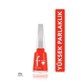Flormar Higloss Uzun Süre Kalıcı Jel Görünümlü Oje 006 Coral Kiss