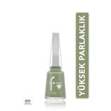 Flormar Higloss Uzun Süre Kalıcı Jel Görünümlü Oje 009 Olive Leaf