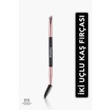 Flormar İki Uçlu Kaş Boyama ve Tarama Fırçası - Brow Brush & Groomer - 015 - 8690604597802