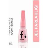 Flormar Jelly Look Parlak Oje JL27 Milky Pinky 8690604282210 Yoğun Renk ve Jel Görünüm Özelliği
