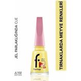Flormar Jelly Look Yüksek Pigmentli JL102 SWEET LEMON Renkli Parlak Bitişli Jel Görünümlü Oje