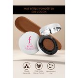 Flormar K-Spirit Cover Up Yüksek Kapatıcı Uzun Süre Kalıcı Yarı Mat Cushion Fondöten - 008 Cocoa - KAHVERENGİ