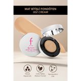 Flormar K-Spirit Yüksek Kapatıcı Yarı Mat Cushion Fondöten 002 Cream Doğal Görünüm ve Yağsız Formül - BEJ