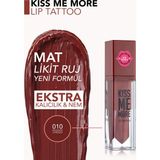 Flormar Kiss Me More Likit Ruj Yüksek Pigmentli Renkli Mat Bitiş 5 ml Nemlendirici