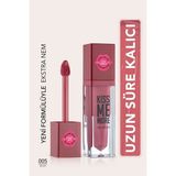 Flormar Kiss Me More Yüksek Pigmentli & Mat Bitişli Nemlendirici Likit Ruj (005 Blush) 8682536040662