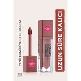 Flormar Kiss Me More Yüksek Pigmentli & Mat Bitişli Nemlendirici Likit Ruj (018 Perfection) 8682536040853