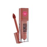 Flormar Kiss Me More Yüksek Pigmentli & Mat Bitişli Nemlendirici Likit Ruj 019 CARAMEL