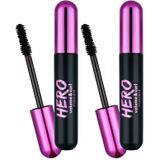Flormar Kıvrım Ve Hacim Veren Maskara (SİYAH) - Hero Volume & Curl Mascara - 000-8682536022804 (2 paketi)
