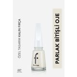Flormar Klasik Parlak Bitişli Yüksek Pigmentli Oje - Nail Enamel- 227 Mılk Foam New- 8682536035798