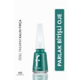 Flormar Klasik Parlak Bitişli Yüksek Pigmentli Oje - Nail Enamel -450 Blue Industry New- 8682536036122