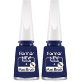 Flormar Klasik Parlak Bitişli Yüksek Pigmentli Oje Nail Enamel 452 Marine Lover New (2 paketi)