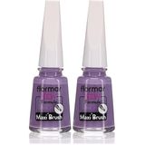 Flormar Klasik Parlak Bitişli Yüksek Pigmentli Oje Nail Enamel 494 Ash Blue New (2 paketi)
