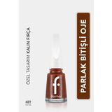 Flormar Klasik Parlak Bitişli Yüksek Pigmentli Oje - Nail Enamel -537 Cake Wıth Coffee- 8682536047807