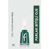 Flormar Klasik Parlak Bitişli Yüksek Pigmentli Oje - Nail Enamel -538 Always Green- 8682536047814
