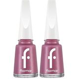 Flormar Klasik Parlak Bitişli Yüksek Pigmentli Oje Nail Enamel 541 Autumn Story (2 paketi)