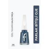 Flormar Klasik Parlak Bitişli Yüksek Pigmentli Oje - Nail Enamel -548 Long Nıghts