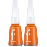 Flormar Klasik Parlak Bitişli Yüksek Pigmentli Oje Nail Enamel 556 Sweet Mandarin (2 paketi)