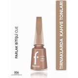 Flormar Latte Kahve Tonlu Oje Yüksek Pigmentli Parlak Bitişli 006 Miktar