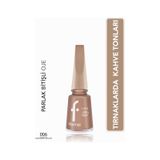 Flormar Latte Nail Enamel Yüksek Pigmentli & Parlak Bitişli Oje 006 Cashmere Mocha