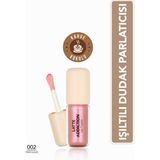 Flormar Latte Nemlendirici & Besleyici Etkili Kahveli Dudak Parlatıcısı - 002 Pink Glaze - 8682536100595 - PEMBE