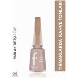 Flormar Latte Yüksek Pigmentli & Parlak Bitişli Kahve Tonlu Oje (Latte Haze) 8682536104555 - KAHVERENGİ