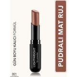 Flormar Lightweight Dudak Makyaj Ürünü Ten Renk Ultra Hafif Stick Mat Ruj 001 Love Everyday - TEN RENGİ