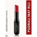 Flormar Lightweight Lip Powder Ultra Hafif Nemlendirici Stick Mat Ruj (017 This Night) 8682536063746 - KIRMIZI.