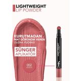 Flormar Lightweight Yarı Transparan Mat Bitişli Nemlendirici Dudak Pudrası 002 Whimsical