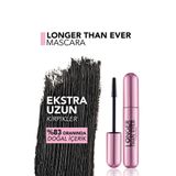 Flormar Longer Than Ever Uzun Görünüm Veren 001 Yoğun Siyah Maskara 10ml 3246445FLMR