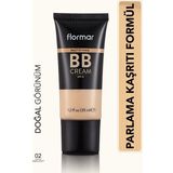 Flormar Mat Bitişli Bb Krem - Mattifying Bb Cream - 002 Fair-Light - 8690604535170