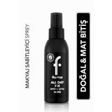 Flormar Mat Bitişli Makyaj Sabitleyici Sprey - All Day Fix Setting Spray - 000 - 8682536023092