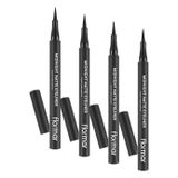 Flormar Midnight Matte Black Eyeliner (4 paketi)