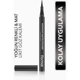 Flormar Midnight Matte Likit Göz Kalemi 001 Black - 8690604532292 1 Adet Siyah 001 1 Adet Kolay Uygulama ve Yoğun Renk