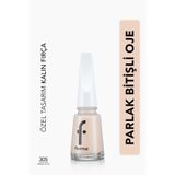 Flormar Nail Enamel 305 Beige Latte Klasik Parlak Bitişli Yüksek Pigmentli Oje