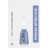 Flormar Nail Enamel 465 Cookie Monster Mavi Parlak Oje