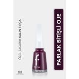 Flormar Nail Enamel 483 Queen Zenobia Klasik Parlak Bitişli Yüksek Pigmentli Oje