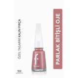 Flormar Nail Enamel 502 Slow Dancing Klasik Parlak Bitişli Yüksek Pigmentli Oje