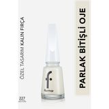 Flormar Nail Enamel Yoğun Renk Veren Uzun Süre Kalıcı Parlak Oje (227 Milk Foam) 8682536035798
