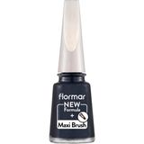 Flormar Nail Enamel Yüksek Pigmentli & Parlak Bitişli Oje - PL398 BLUE BLACK NEW