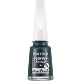 Flormar Nail Enamel Yüksek Pigmentli & Parlak Bitişli Oje - YEŞİL1.