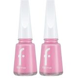 Flormar Nail Enamel Yüksek Pigmentli ve Parlak Bitişli Oje (2 paketi)