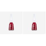 Flormar Nail Enamel Yüksek Pigmentli ve Parlak Bitişli Oje Fne 128 Bordeaux Scream (2 paketi)