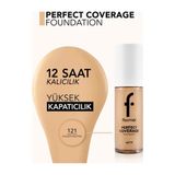 Flormar No:121 Golden Neutral Spf 15 Perfect Coverage Fondöten