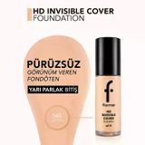 Flormar No:40 Light Ivory 30 ml Hd Cover Fondöten