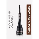 Flormar Ozel Firca Baslikli Yogun Pigmentli Mat Jel Eyeliner
