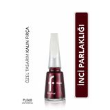 Flormar Pearly Yarı Transparan Parlak Bitişli Sedefli Oje 068 Velvet Bordeaux
