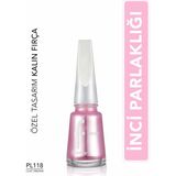Flormar Pearly Yarı Transparan & Parlak Bitişli Sedefli Oje (PL118 Lilac Dreams) 8682536109857 - LİLA
