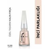Flormar Pearly Yarı Transparan & Parlak Bitişli Sedefli Oje (PL308 Snow Glam) 8682536109888 - BEYAZ