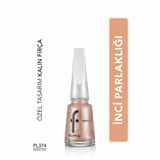 Flormar Pearly Yoğun Pigmentli ve Sedef Yansımalı Oje 374 Crystal Light